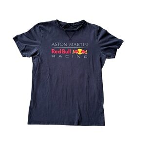 Aston Martin Red Bull Racing F1 T Shirt Mens Small Navy Formula 1 Graphic Tee